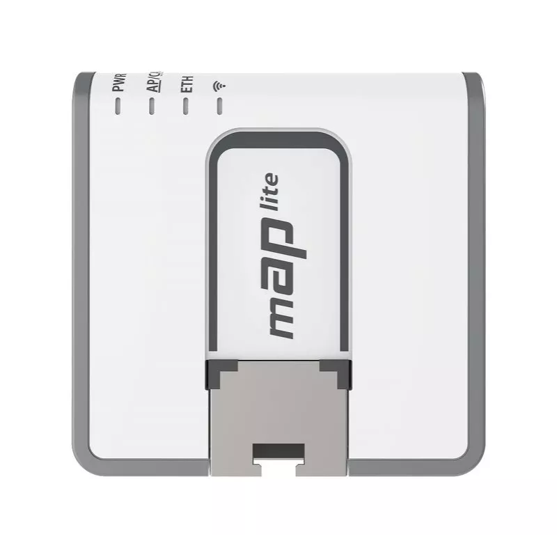 MIKROTIK Map Lite com CPU 650 MHz, 64 MB RAM, 1x LAN, Dual integrado
