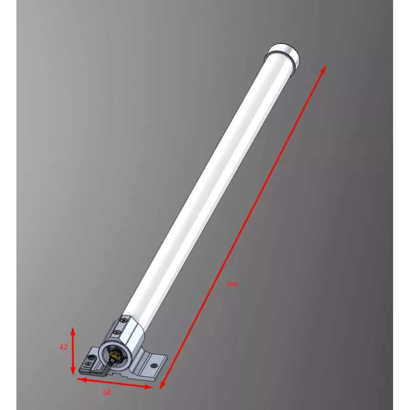 Kit de antena LoRa Omni MIKROTIK 6,5 dBi 824-960 MHz com conector fêmea SMA