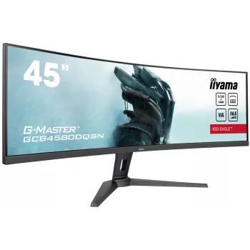 Monitor de computador iiyama G-MASTER RED EAGLE CURVED 113 cm (44,5 polegadas) 5120 x 1440 píxeis Dual QHD LED Preto