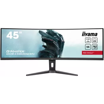 Monitor de computador iiyama G-MASTER RED EAGLE CURVED 113 cm (44,5 polegadas) 5120 x 1440 píxeis Dual QHD LED Preto