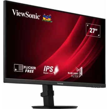 Monitor de computador Viewsonic VG Series VG2709-2K-MHD-2 68,6 cm (27 polegadas) 2560 x 1440 píxeis Quad HD LED Preto