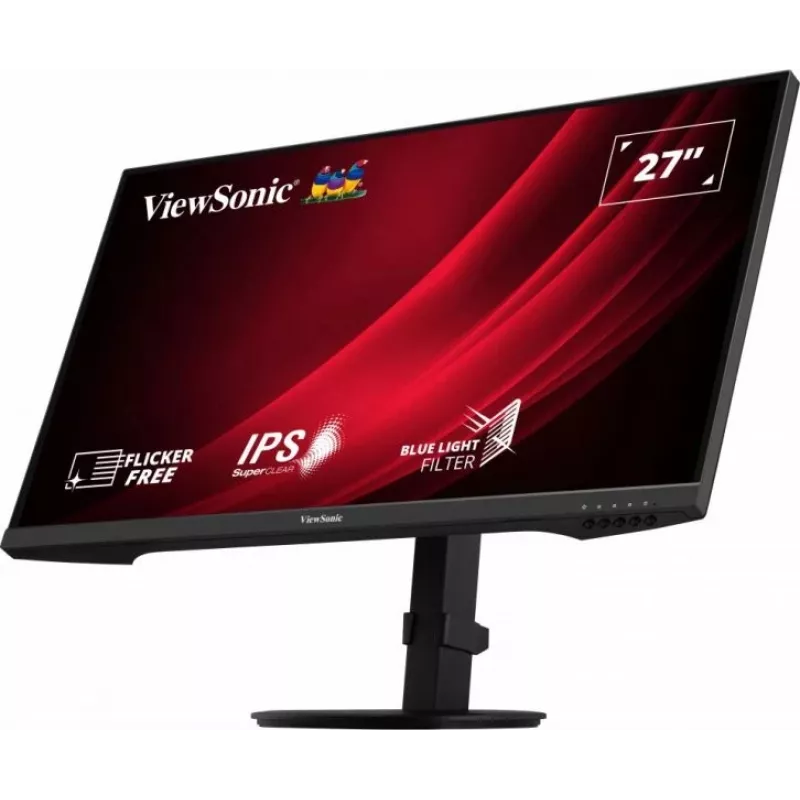 Monitor de computador Viewsonic VG Series VG2709-2K-MHD-2 68,6 cm (27 polegadas) 2560 x 1440 píxeis Quad HD LED Preto