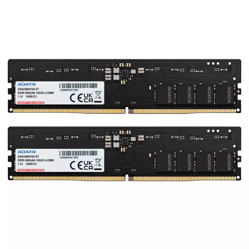 Módulo de memória ADATA AD5U560032G-DT 64 GB 2 x 32 GB DDR5 288-Pin DIMM