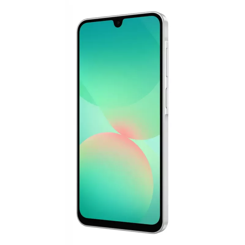 Smartphone Samsung Galaxy A26 5G SM-A266BZWBEUB, Super AMOLED de 6,7 polegadas a 120 Hz, 128 GB, 6 GB de RAM, câmara tripla de 50 MP, 5000 mAh, Dual-SIM, Android 15, branco