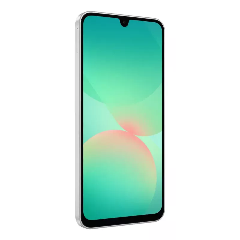 Smartphone Samsung Galaxy A26 5G SM-A266BZWBEUB, Super AMOLED de 6,7 polegadas a 120 Hz, 128 GB, 6 GB de RAM, câmara tripla de 50 MP, 5000 mAh, Dual-SIM, Android 15, branco
