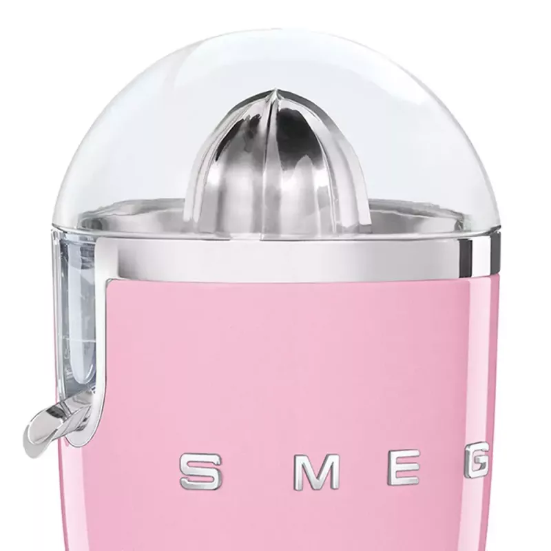 Espremedor de citrinos elétrico Smeg CJF11PKEU 70 W Rosa Aço inoxidável