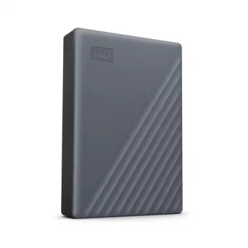 Disco externo WESTERN DIGITAL – My Passport – 4 TB – USB-C/A 3.2 Gen 1 – Cinzento