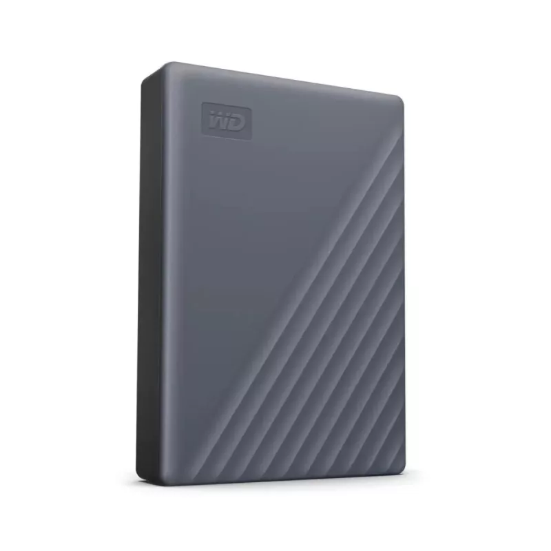 Disco externo WESTERN DIGITAL – My Passport – 4 TB – USB-C/A 3.2 Gen 1 – Cinzento