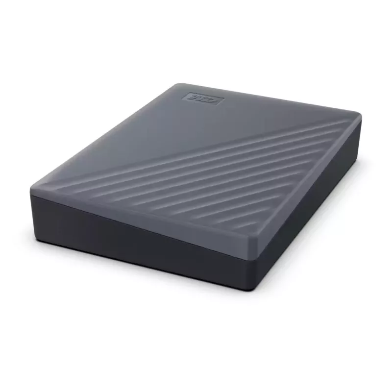 Disco externo WESTERN DIGITAL – My Passport – 4 TB – USB-C/A 3.2 Gen 1 – Cinzento