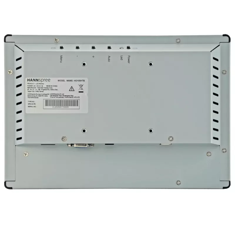 Ecrã plano de sinalização digital Hannspree Open Frame HO 105 HTB 25,6 cm (10,1 polegadas) LCD 350 cd/m² HD Preto Ecrã tátil