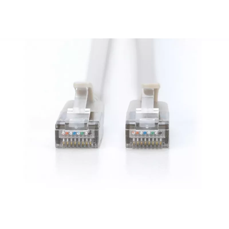 Cabo de rede fino DIGITUS - CAT6A - F-FTP - 1m - cinzento