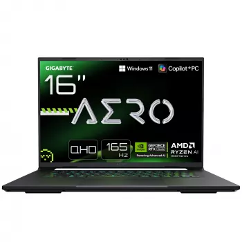 Portátil GIGABYTE AERO X16 1VH93DEC64AH 16 polegadas AMD Ryzen AI 7 350 32 GB 1 TB NVIDIA GeForce RTX 5060 Windows 11 Home