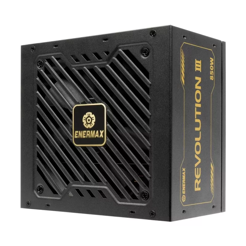 ENERMAX Revolution III ERV850G-AHG-MAC fonte de alimentação 850 W, 80 PLUS Gold, totalmente modular, ATX, preta