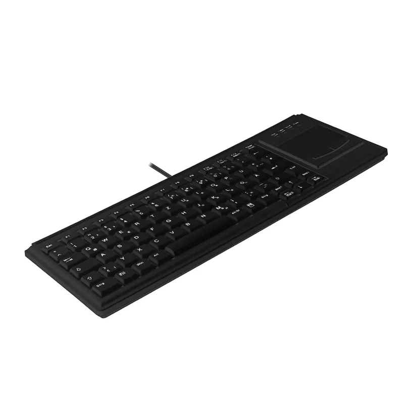 Contour Design Active Key Contour Industrial Keyboard IP68 Touchpad Mini sem fios preto DE 4400
