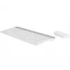 Conjunto de teclado e rato sem fios fino LOGITECH Mk470 - branco sujo - Qwerty US/internacional