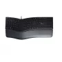 Teclado CHERRY KC 4500 ERGO escritório USB QWERTZ alemão suíço preto