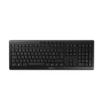 Teclado CHERRY Stream Wireless universal RF sem fios + USB QWERTZ suíço preto