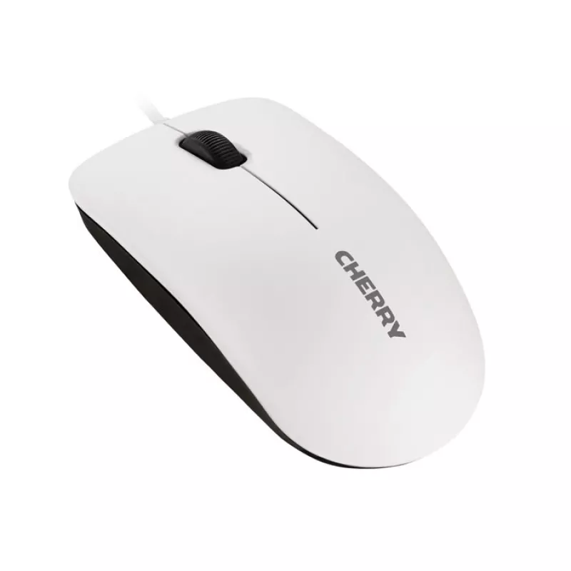 Rato com fio CHERRY MC 1000, cinzento claro, USB, ambidestro, ótico, USB Type-A, 1200 DPI, cinzento