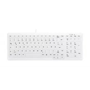 Contour Design Active Key Contour ClassicClean Medical Keyboard tampa removível compacto com fios branco DE C7000