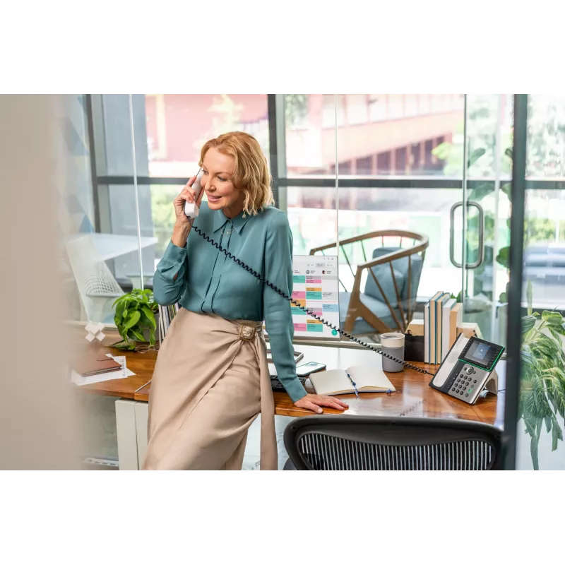HP Poly Edge E550 telefone IP e compatível com PoE, IPS, 800 x 480 píxeis, 5:3, WPA2-Enterprise, EAP-TLS, HTTPS, ENERGY STAR, EAC, RoHS, Federal Communications Commission (FCC), CE