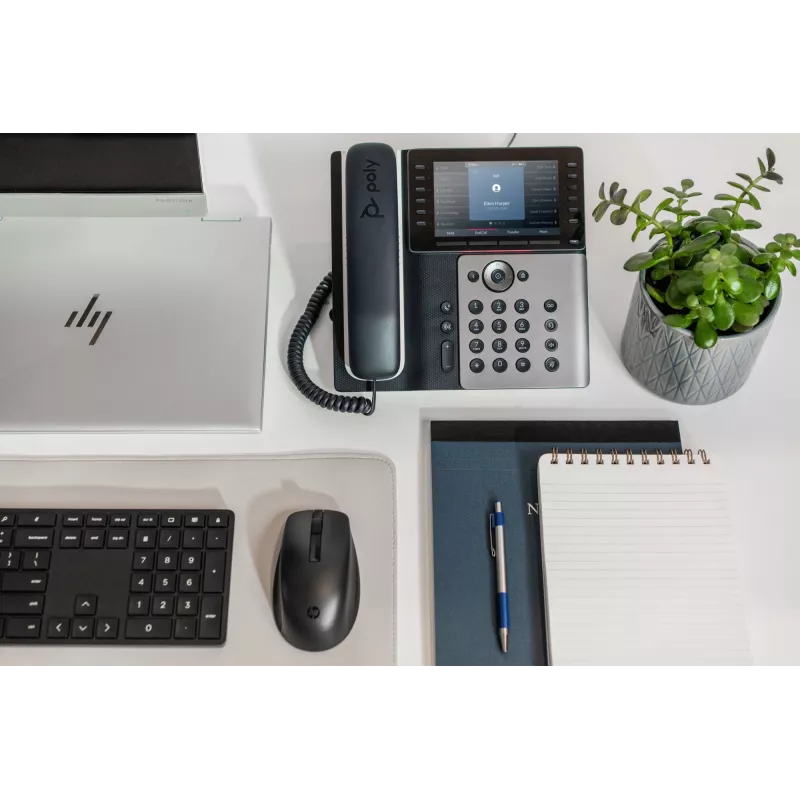 HP Poly Edge E550 telefone IP e compatível com PoE, IPS, 800 x 480 píxeis, 5:3, WPA2-Enterprise, EAP-TLS, HTTPS, ENERGY STAR, EAC, RoHS, Federal Communications Commission (FCC), CE