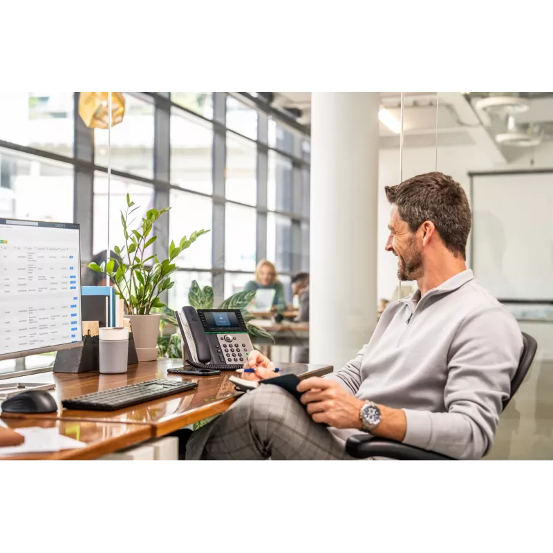 HP Poly Edge E550 telefone IP e compatível com PoE, IPS, 800 x 480 píxeis, 5:3, WPA2-Enterprise, EAP-TLS, HTTPS, ENERGY STAR, EAC, RoHS, Federal Communications Commission (FCC), CE