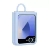Capa para telemóvel Samsung EF-PF741TLEGWW 17 cm (6,7 polegadas) capa azul