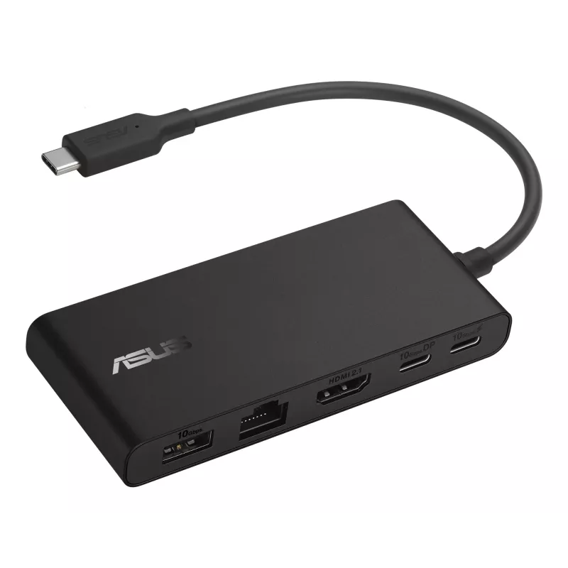 Dock ASUS Dual 4K USB-C DC201 com fios USB 3.2 Gen 2 (3.1 Gen 2) Type-C preto