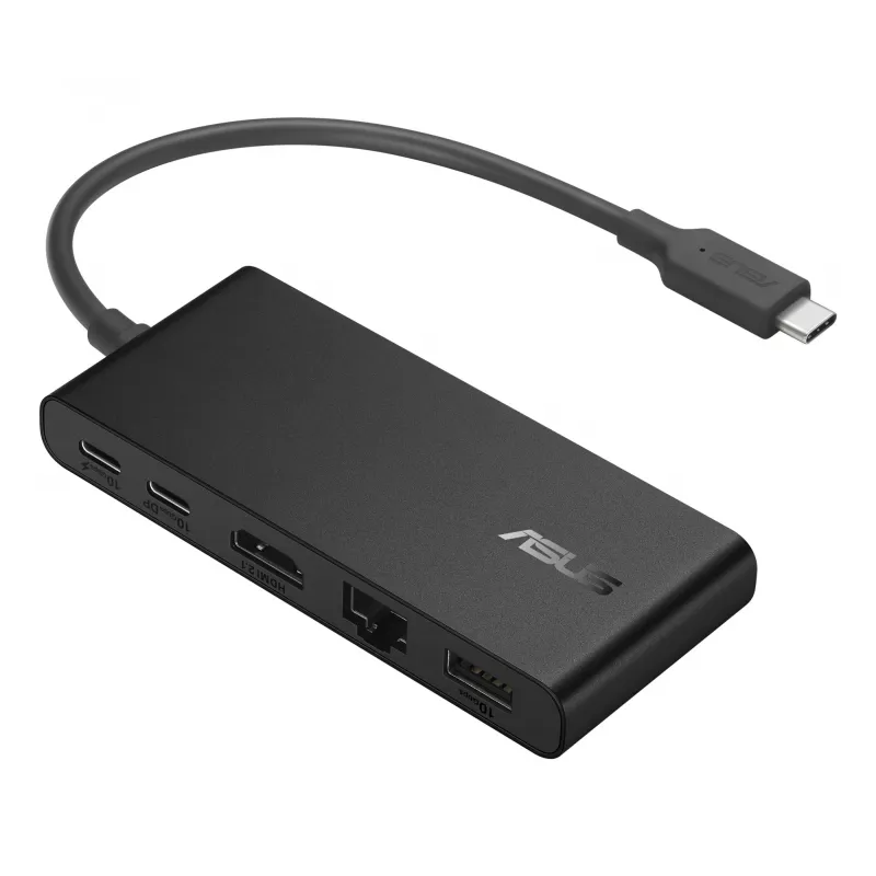 Dock ASUS Dual 4K USB-C DC201 com fios USB 3.2 Gen 2 (3.1 Gen 2) Type-C preto