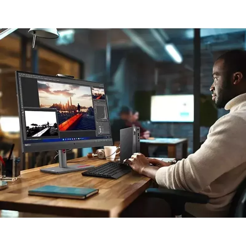 Lenovo ThinkCentre neo 50q Gen 4 Intel® Core™ i5 i5-13420H 8 GB DDR4-SDRAM 256 GB SSD Windows 11 Pro Mini PC preto