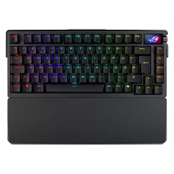 Teclado ASUS ROG Azoth Extreme gaming USB + RF sem fios + Bluetooth QWERTZ preto