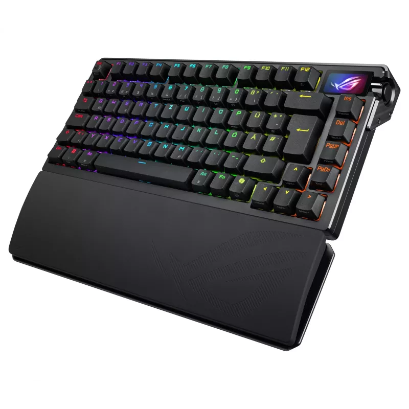 Teclado ASUS ROG Azoth Extreme gaming USB + RF sem fios + Bluetooth QWERTZ preto