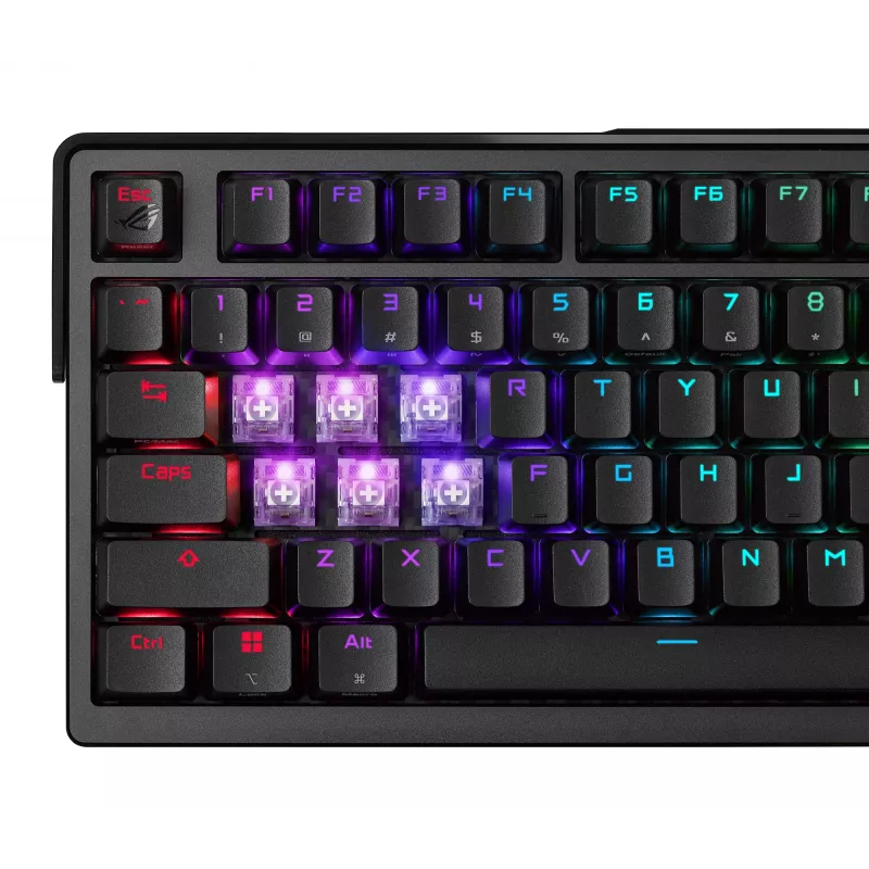 Teclado ASUS ROG Azoth Extreme gaming USB + RF sem fios + Bluetooth QWERTZ preto