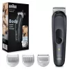Aparador de barba Braun BodyGroomer 3 BG3340 preto, cinzento