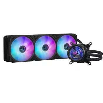 Refrigeração líquida tudo-em-um para processador ASUS ROG STRIX LC III 360 ARGB 12 cm preto