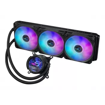 Refrigeração líquida tudo-em-um para processador ASUS ROG STRIX LC III 360 ARGB 12 cm preto