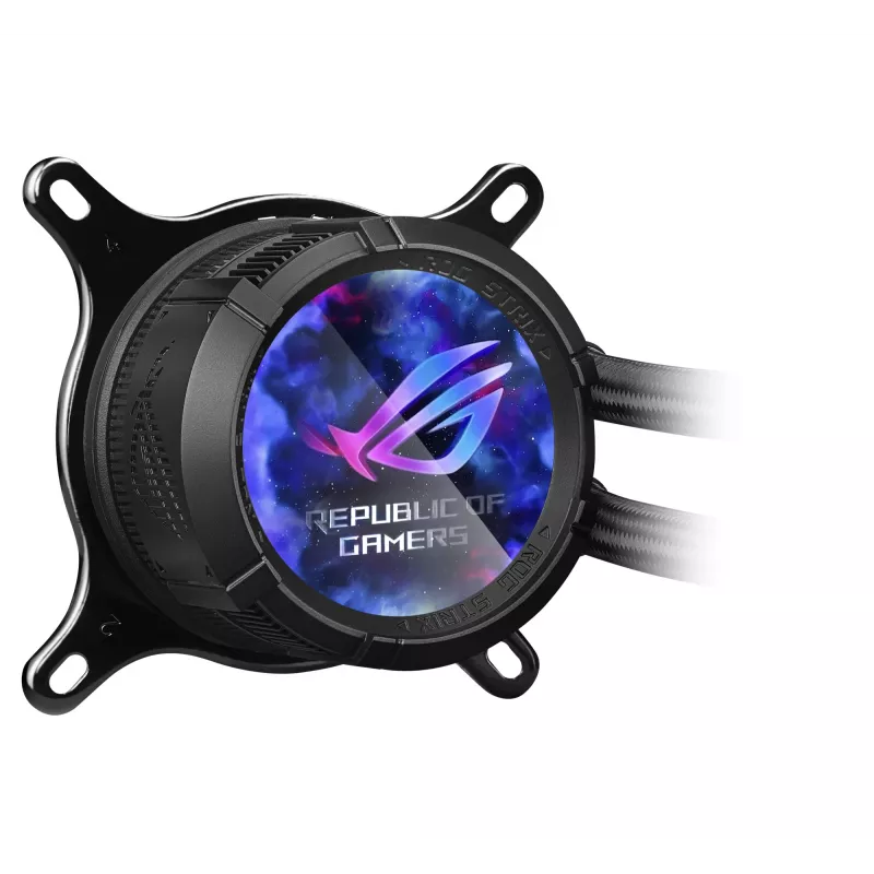 Refrigeração líquida tudo-em-um para processador ASUS ROG STRIX LC III 360 ARGB 12 cm preto