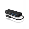 ICY BOX IB-HUB1426-CPD USB 3.2 Gen 1 (3.1 Gen 1) Type-C 5000 Mbit/s preto