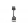 Cabo DIGITUS DP - HDMI 20 cm preto DP - HDMI tipo A M/F HDMI 2.0