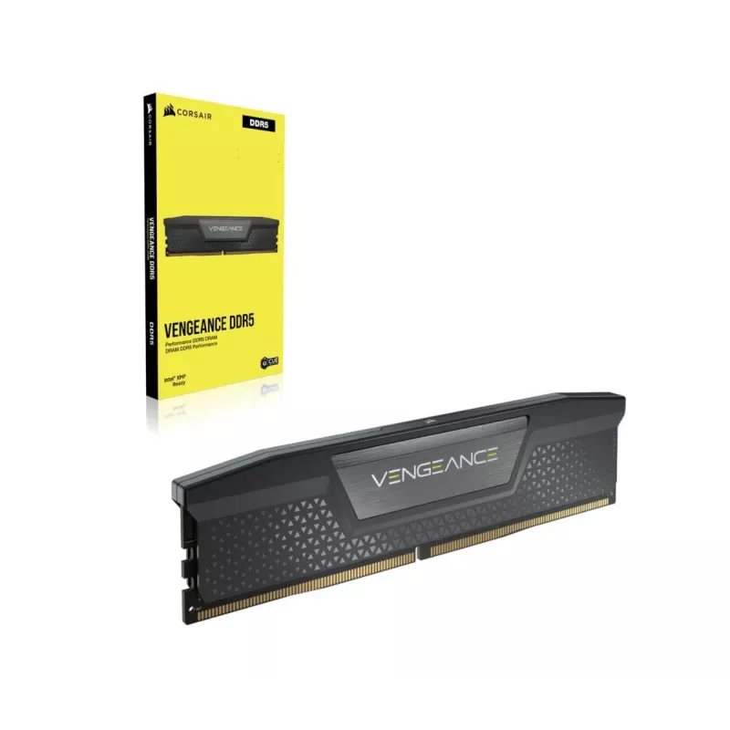 Memória CORSAIR 64GB - DDR5 (2x32GB) DRAM 5600MT/s CL40 Memory Kit - Black Vengeance