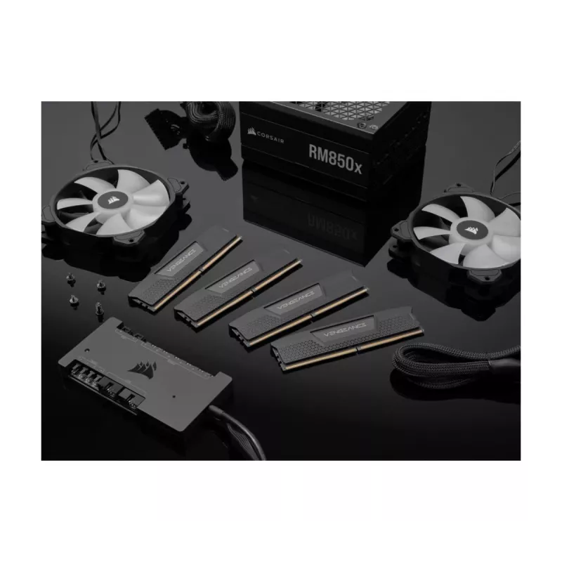 Memória CORSAIR 64GB - DDR5 (2x32GB) DRAM 5600MT/s CL40 Memory Kit - Black Vengeance
