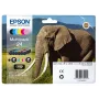 Epson Elephant multipack 6 cores 24 tinta Claria Photo HD, rendimento padrão, preto, ciano, ciano claro, magenta, magenta claro, amarelo, 5,1 ml, 4,6 ml, 6 unid., multipack