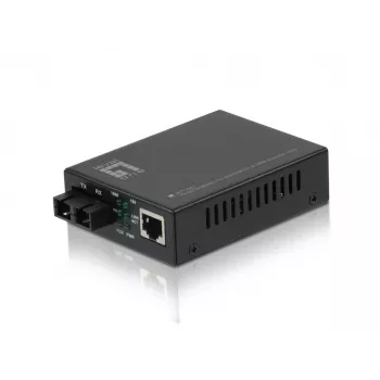 LevelOne Conversor de mídia RJ45 para SC Gigabit, fibra multimodo, 550 m
