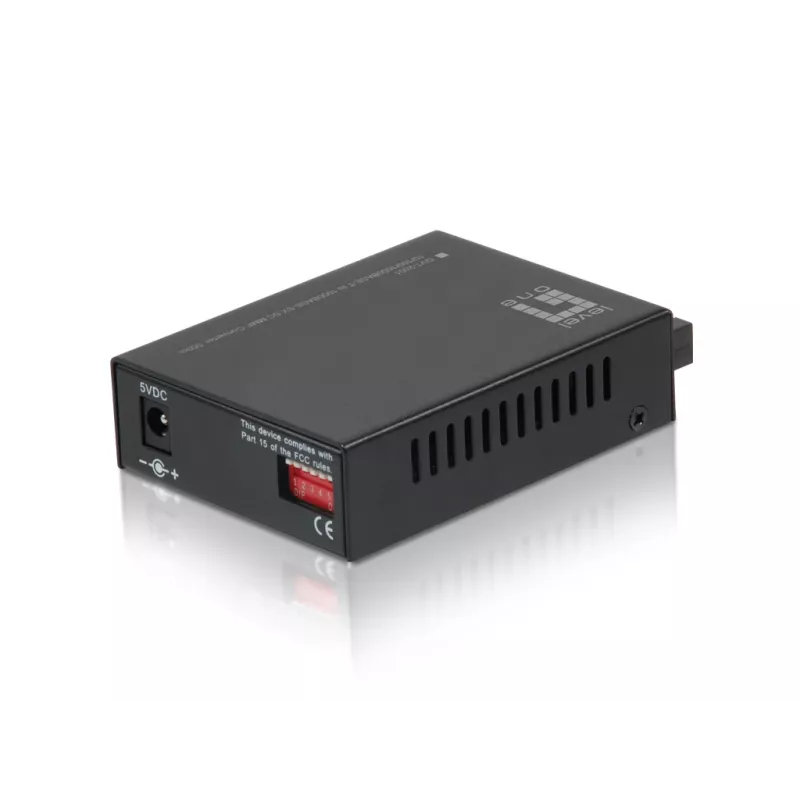 LevelOne Conversor de mídia RJ45 para SC Gigabit, fibra multimodo, 550 m