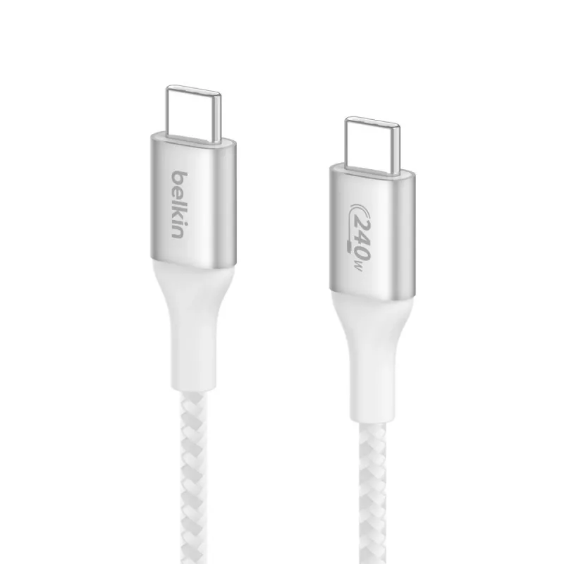 BELKIN Cabo USB - BoostCharge - Cabo USB-C para USB-C 240W - 1m - branco