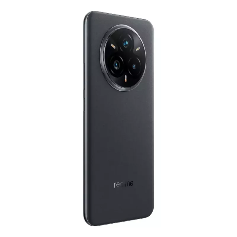 Smartphone REALME 14 Pro+ 5G 6,83 polegadas OLED 512 GB, 12 GB RAM, 6000 mAh, camurça cinzento