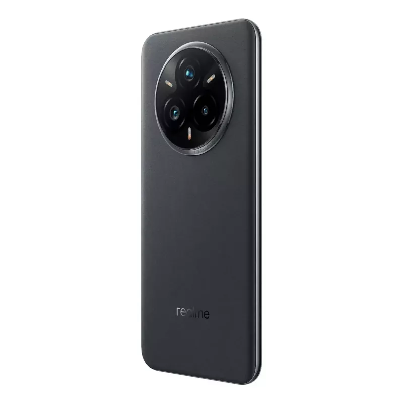 Smartphone REALME 14 Pro+ 5G 6,83 polegadas OLED 512 GB, 12 GB RAM, 6000 mAh, camurça cinzento