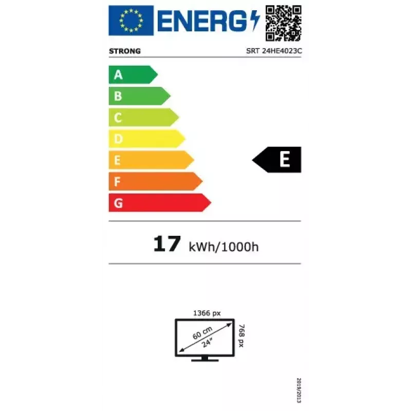 Televisor Strong SRT 24HE4023C 24 polegadas HD LCD 1366 x 768