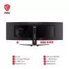 Monitor de computador MSI MPG 491CQPDE QD-OLED 124,5 cm (49 polegadas) 5120 x 1440 píxeis DQHD preto