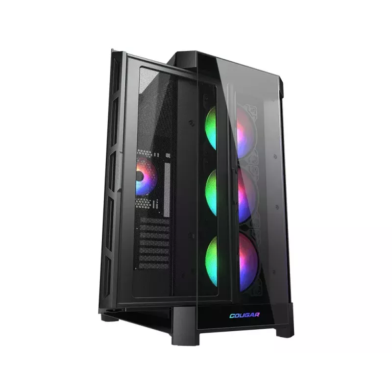 Caixa de PC COUGAR Gaming CGR-5AD1B-RGB Midi Tower preta
